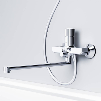 F85A90500 X-Joy, TouchReel д/ванны/душа, излив 300 мм, Хром, шт.