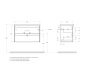 Тумба с раковиной подвесная BelBagno KRAFT 39-80 Pino Pasadena, раковина белая Тумба с раковиной подвесная BelBagno KRAFT 39-80 Pino Pasadena, раковина белая