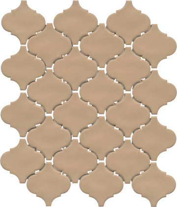 Арабески Марокко бежевый матовый 26x30x0,7