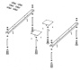 Ножки для душевого поддона Riho Basel 402, 412 - 5 опор POOTSET62