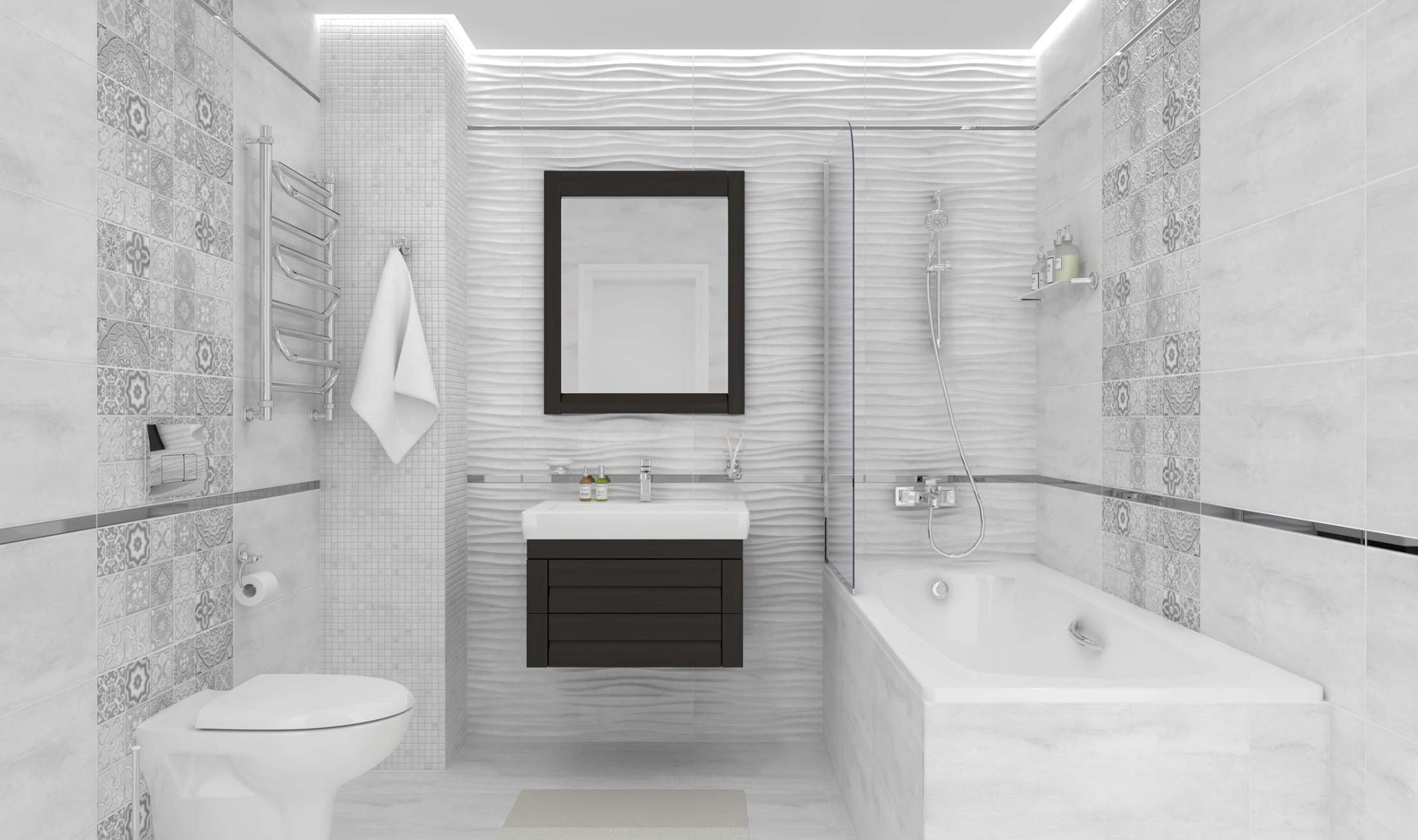 Concrete Мозаика серый 30х30 Concrete Мозаика серый 30х30