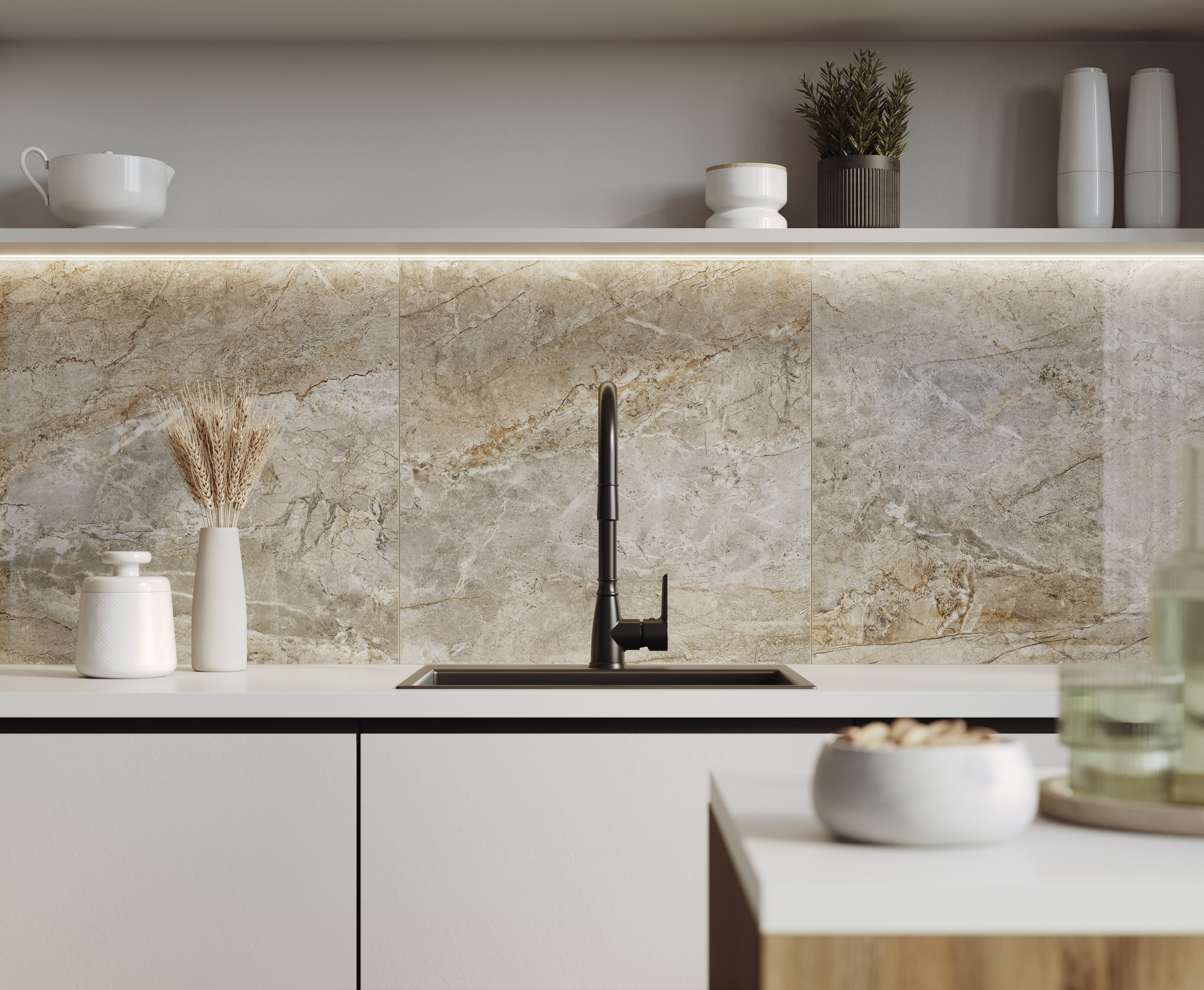 Mystery Grigio Керамогранит серый SG50003422R 60х119,5 полированный