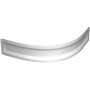 Экран для душевого поддона RGW NP/CL-S 80х80 16230808-80 белый S полукруглаялый