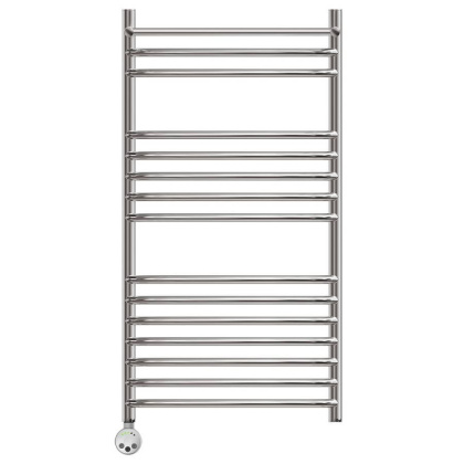 Полотенцесушитель электрический Point Альфа PN05150SPE П14 500x1000 с полкой левый/правый, хром Полотенцесушитель электрический Point Альфа PN05150SPE П14 500x1000 с полкой левый/правый, хром