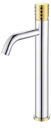 Смеситель STICK для умыв. выс. CHROME DIAMOND GOLD_Комплект Смеситель STICK для умыв. выс. CHROME DIAMOND GOLD_Комплект