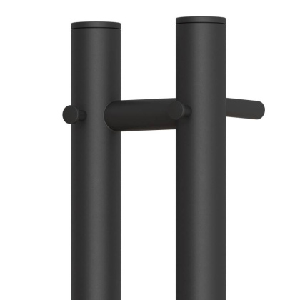 Полотенцесушитель электрический Point Деметра PN12812B П3 80x1200 диммер справа, черный Полотенцесушитель электрический Point Деметра PN12812B П3 80x1200 диммер справа, черный