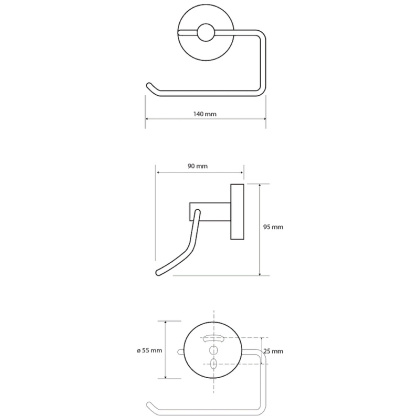 Держатель для туалетной бумаги 104112040