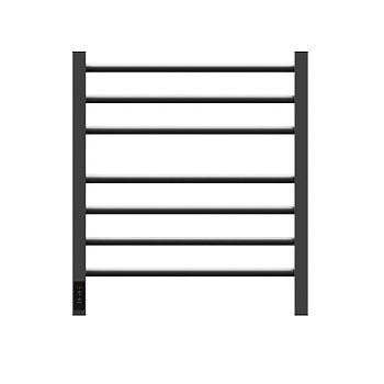 Полотенцесушитель электрический Point Веста PN70756GR П7 500x600, диммер слева, графит премиум Полотенцесушитель электрический Point Веста PN70756GR П7 500x600, диммер слева, графит премиум