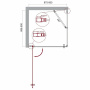 Душевой уголок BelBagno ETNA-A-1-90-C-Cr Душевой уголок BelBagno ETNA-A-1-90-C-Cr
