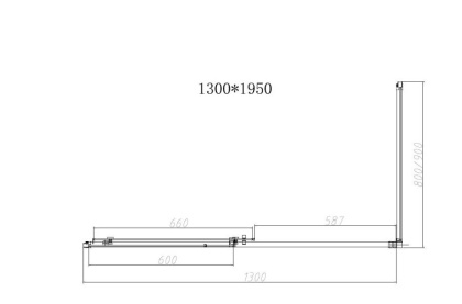 Душевой уголок Slim-N VSR-4SN8013CGB, 1300*800, черный, стекло тонированное Душевой уголок Slim-N VSR-4SN8013CGB, 1300*800, черный, стекло тонированное