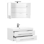 Комплект мебели для ванной Aquanet Нота NEW 90 белый (камерино)