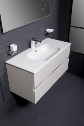 Тумба без раковины Vallessi 100*46cm КАШЕМИР мат. 2 полки 837-100-C mat Boheme