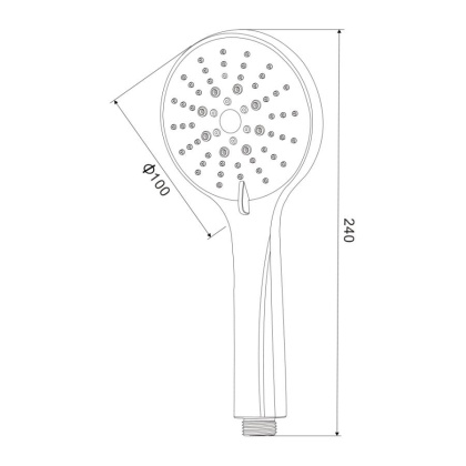 Лейка для душа, D135 Лейка для душа, D135