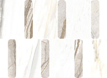 Мозаика 600110000978 Стелларис Арган (36,8см*26,9см*6мм) (10шт/0,9м2) Айвори, шт