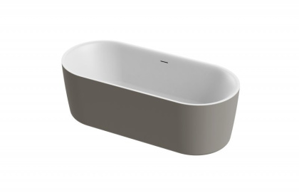 Акриловая ванна отдельно стоящая, цельная,  METAURO-INT-Central-180-80-60 Акриловая ванна отдельно стоящая, цельная,  METAURO-INT-Central-180-80-60