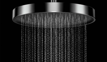 Душевой комплект Inspire VSFW-3I22MT2GM встраиваемый, термостат, двухрежимный, вороненая сталь