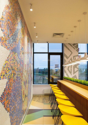 Мозайка Темари 20016 голубая (12шт-1,066м2) 29,8*29,8*3,5, м2