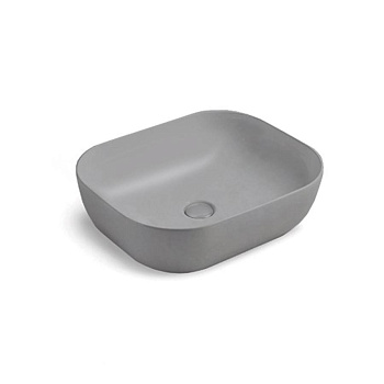 Раковина керамическая Vincea VBS-101MG, 500*400*140, накладная, цвет матовый серый Раковина керамическая Vincea VBS-101MG, 500*400*140, накладная, цвет матовый серый