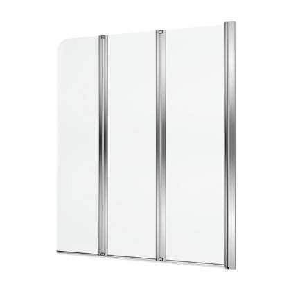 Шторка для ванны EXCELLENT Fliper 120 см (хром) правая