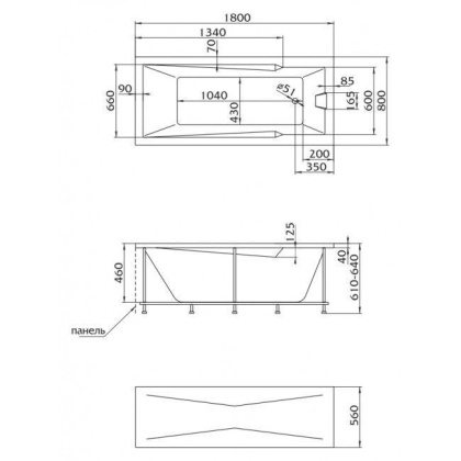 Панель FLAT 190 Панель FLAT 190