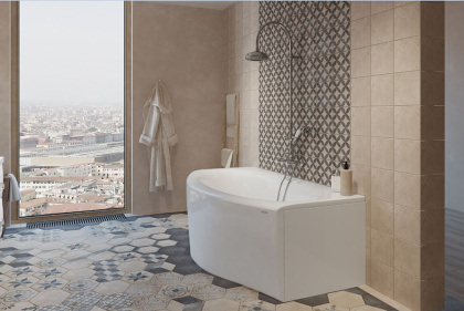 Акриловая ванна 1Marka Nega 170х95 01нег1795 Акриловая ванна 1Marka Nega 170х95 01нег1795