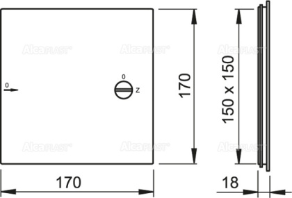 Дверца для ванной 150×150, белый Дверца для ванной 150×150, белый