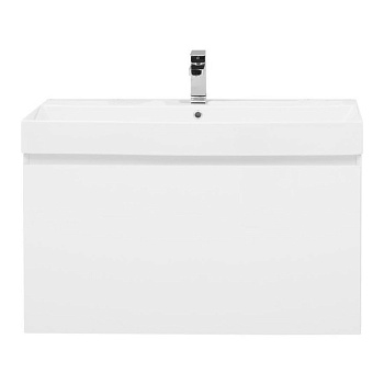 Тумба с раковиной Aquanet Йорк 100 белый