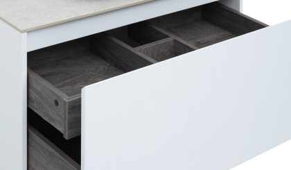 Тумба под раковину Aquanet Nova Lite 90 белый (1 ящик)