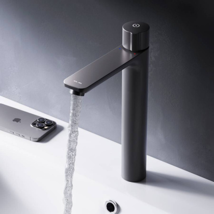 F85A92522 X-Joy TouchReel Смеситель д/умывальника, высокий, чёрный, шт.