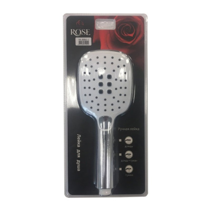 Лейка для душа 3 режима. Блистерная упаковка, Rose,RH41-1