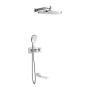 Душевая система с термостатом встраиваемая Rose R1095, хром