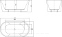 Акриловая ванна BELBAGNO BB202-1600-800