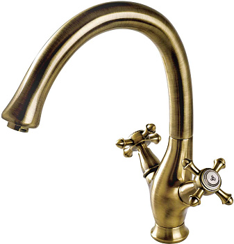 Смеситель для мойки OMNIRES RETRO RE7251BR (бронза)