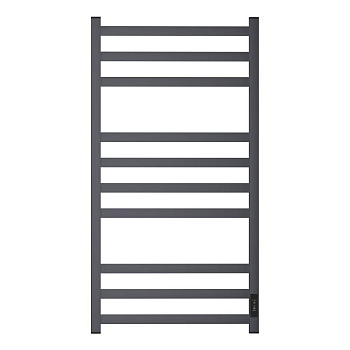 Полотенцесушитель электрический Point Меркурий PN83850GR П10 500x1000, диммер справа, графит премиум