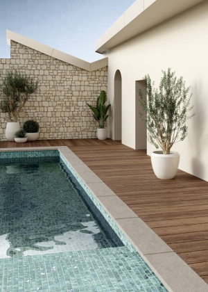 Стеклянная мозаика 7103 Oasis Turquoise 25x25, Oasis