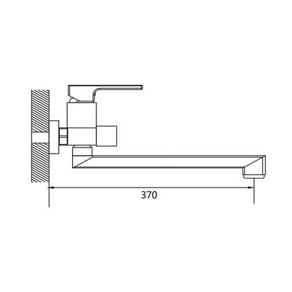 Смеситель для ванны Shevanik S96T S9622T