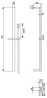CZR-B-SDQ-01 Душевая штанга квадратное сечение, исполнение хром CZR-B-SDQ-01 Душевая штанга квадратное сечение, исполнение хром