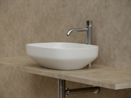 Умывальник чаша накладная прямоугольная Element 500*380*150мм