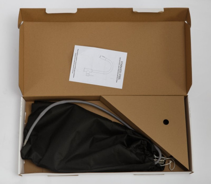 Смеситель для кухни с выдвижным изливом, двухрежимный, нержавеющая сталь, исполнение сатин BB-LAM31B-IN Смеситель для кухни с выдвижным изливом, двухрежимный, нержавеющая сталь, исполнение сатин BB-LAM31B-IN