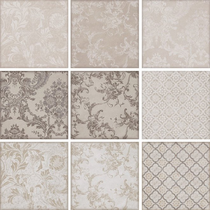 Плитка настенная 5267 Марчиана микс бежевый 20*20*6,9 (26шт/1,04м2), м2