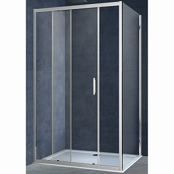 Душевой уголок Alpha VSR-3AL8014CL, 1400*800, хром, стекло прозрачное Душевой уголок Alpha VSR-3AL8014CL, 1400*800, хром, стекло прозрачное