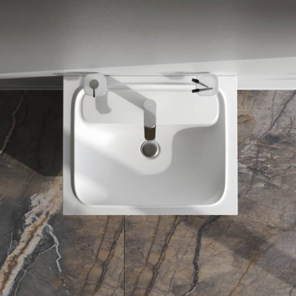 База под раковину с нишей и 1 ящиком, 60 см, дуб крафт, универсальная M8FFUX0601OF