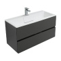 Мебель для ванной Aquanet Алвита 100 серый антрацит