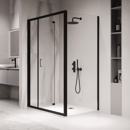 Душевой уголок RGW PA-142B (PA-21B+Z-050-5B) 700x800
