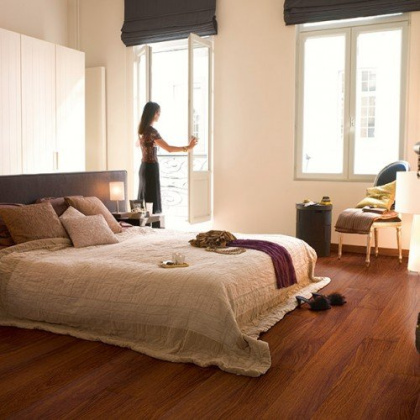 Ламинат Quick-step Largo 1288 Доска натур мербау лак (9,5мм/32кл/2,522м2) 2050*205, м2