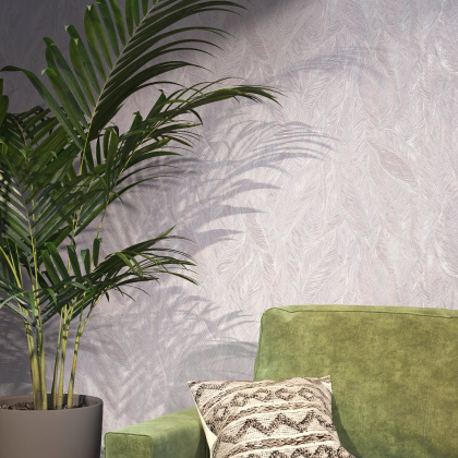 Обои виниловые Бульвар мотив, зеленый