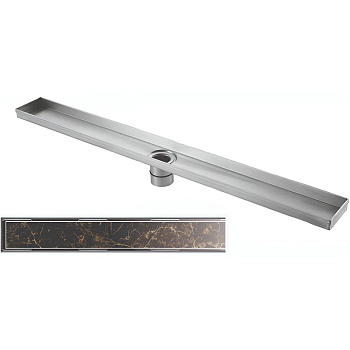 Душевой лоток RGW Shower Drain SDR-02-Q 21210210-02 с решеткой под плитку