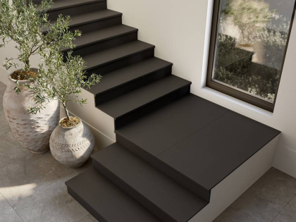 Керамический слэб BLACK RAW 2400х800х15мм , Matt