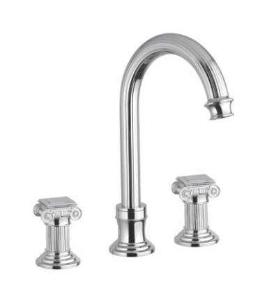 OLIMP-BLS2-A-02-O Смеситель на раковину на три отверстия, высокий, с донным клапаном, бронза OLIMP-BLS2-A-02-O Смеситель на раковину на три отверстия, высокий, с донным клапаном, бронза