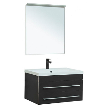 Мебель для ванной Aquanet Верона 75 черный матовый